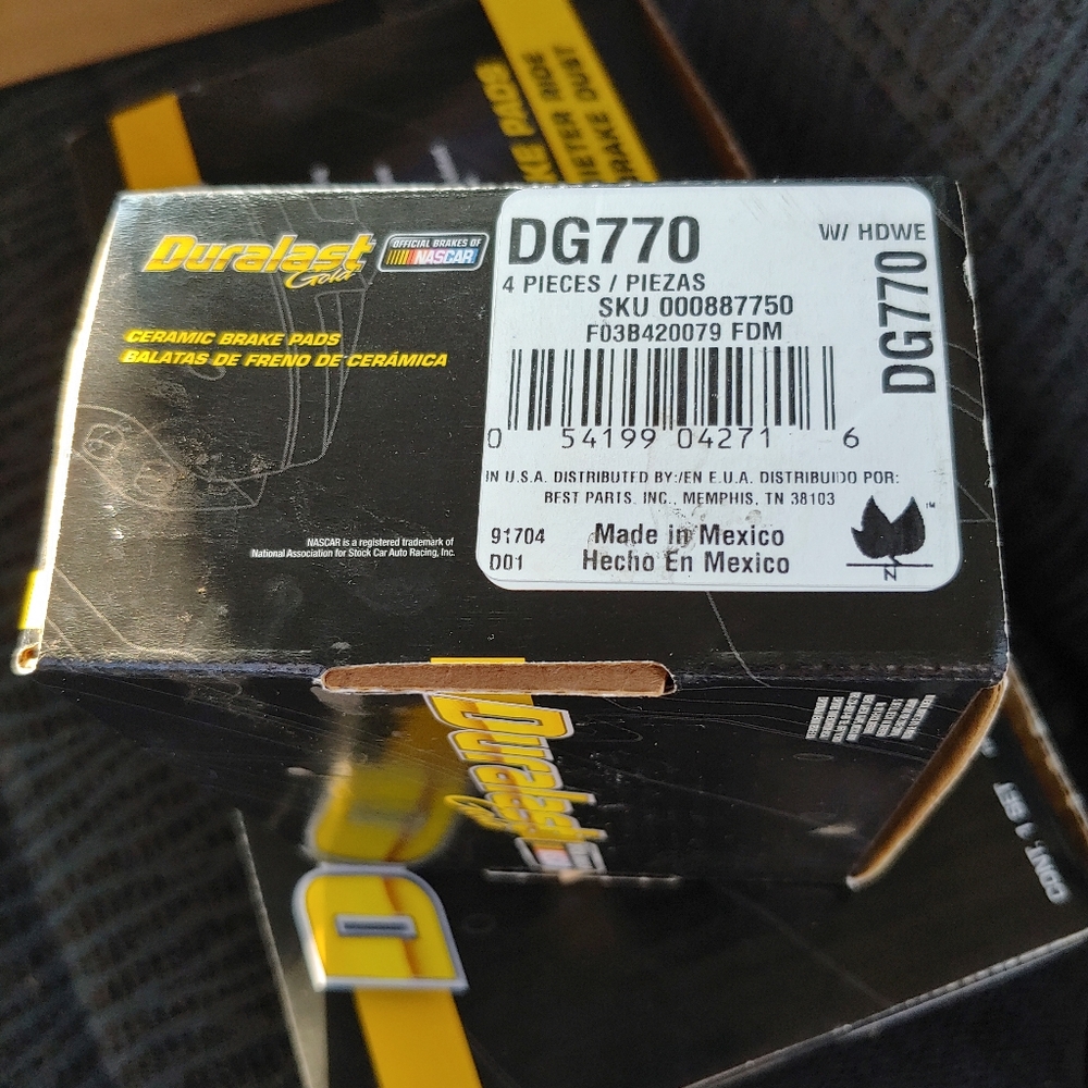 2002 subaru outback wagon rear brake pads